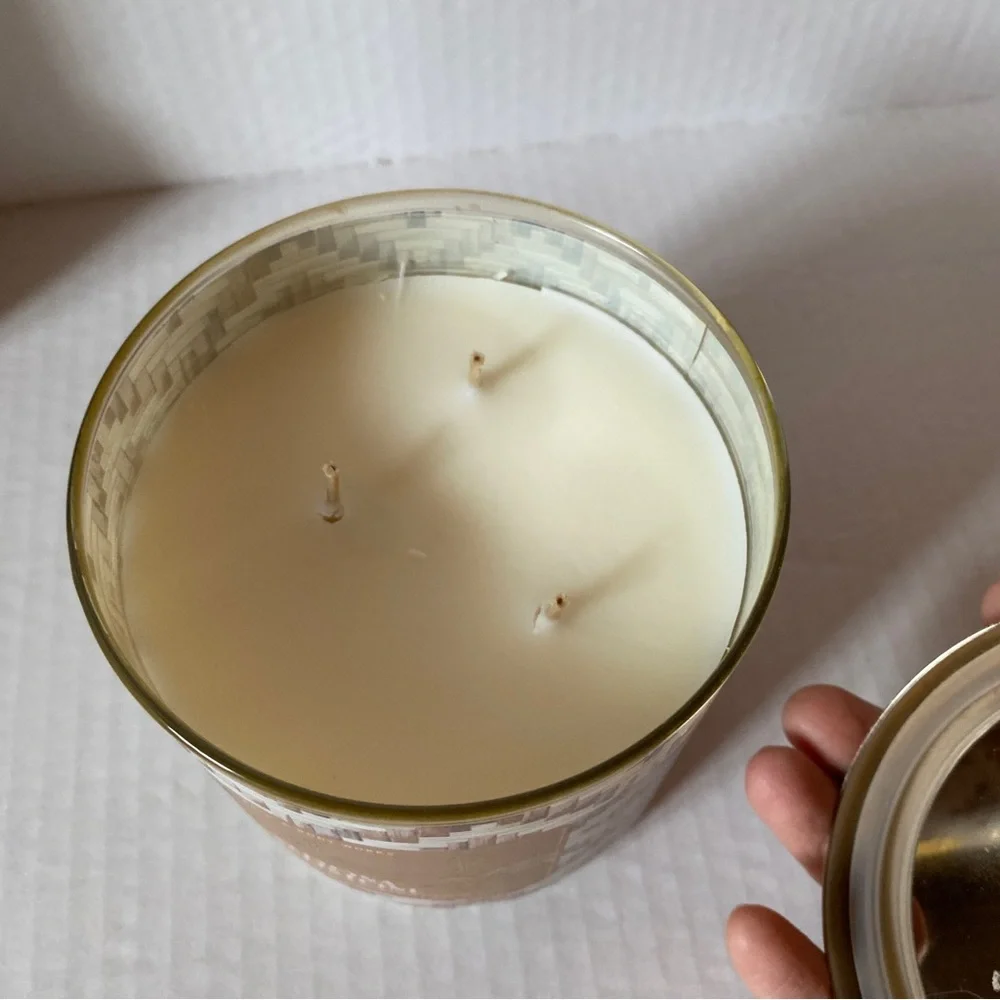 Bath & And Body Works Sedona Sandstone Patchouli Rosewood 3 Wick Candle NEW